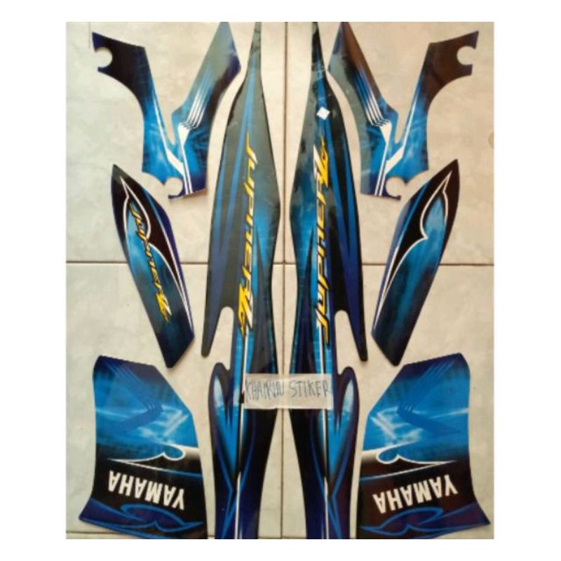 Striping jupiter z burhan biru hitam 2008 2009