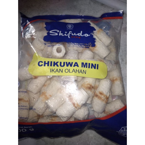

Chikuwa mini ikan olahan