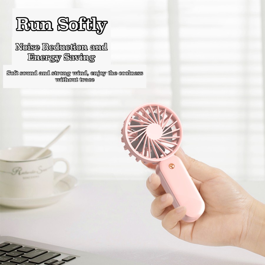 HX-932 Summer Outdoor Pocket Fan/USB Charging Fan with Lanyard