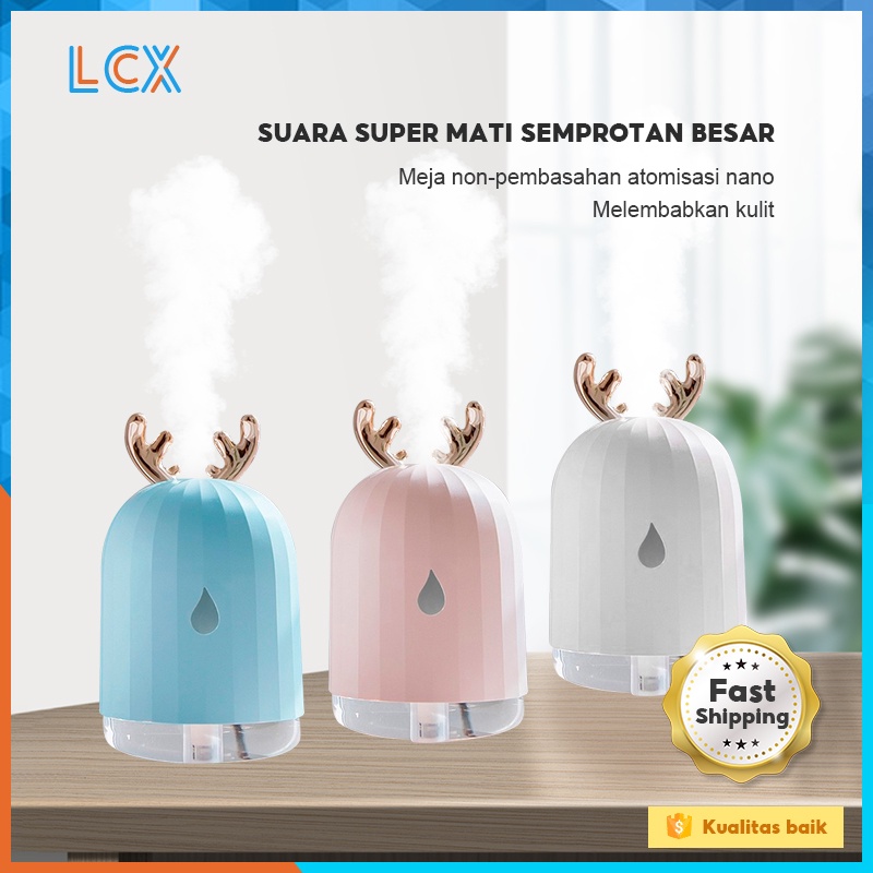 LCX Humidifier Aromatherapy Ultrasonic Pewangi Ruangan Air Diffuser Aroma Terapi Purifier Oil