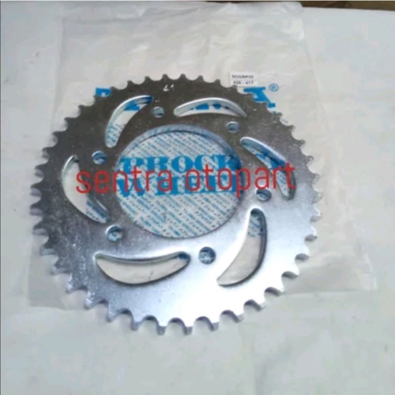 Gir gear belakang vixion scorpio byson r15 old 41 428 tajima