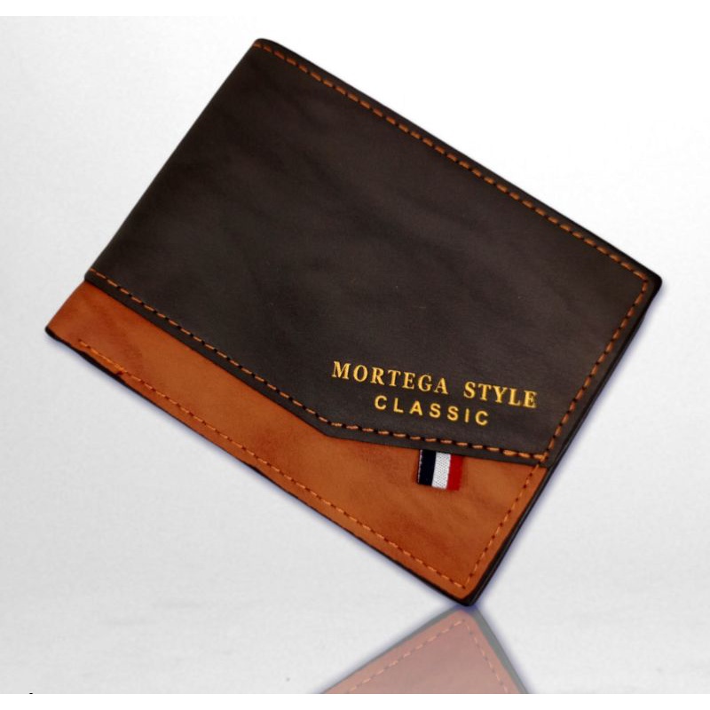 DOMPET MEN'S MORTEGA PU LEATHER WALLET ~ dompet kulit lipat pria