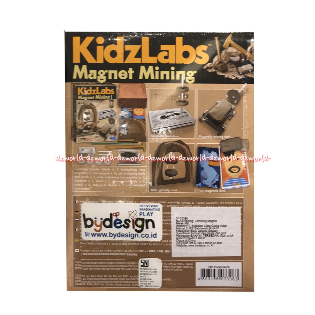 Kidzlabs Magnet Mining 4M Belajar Main Science Tambang Magnet Science Kit