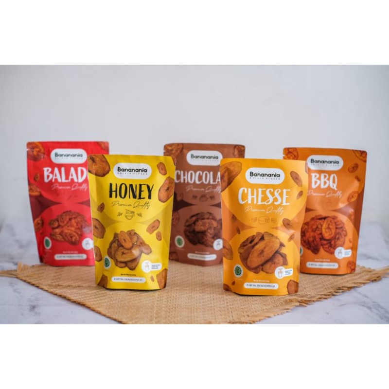 

[Bananania] Banana Chips / Keripik Pisang Banania 115 gram