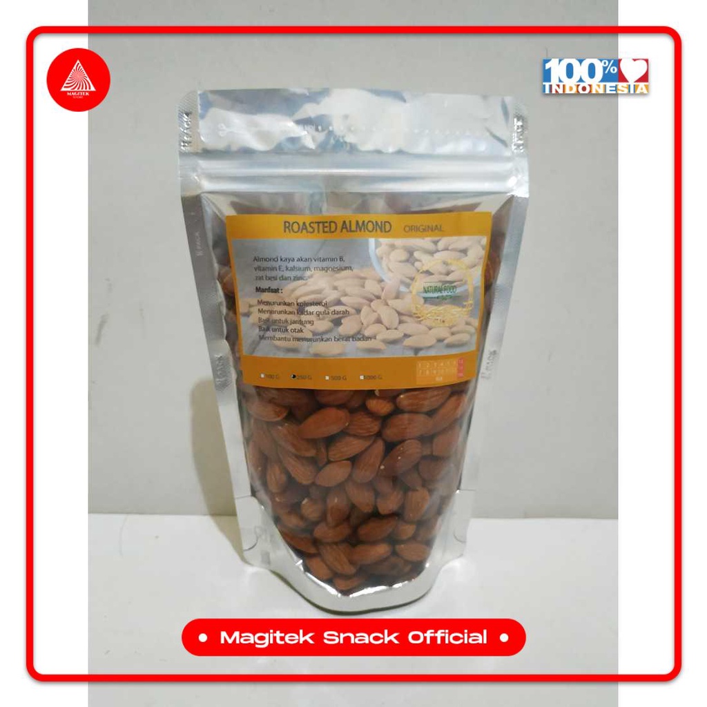 

[SNACK] Almond Panggang - Original [250gr]