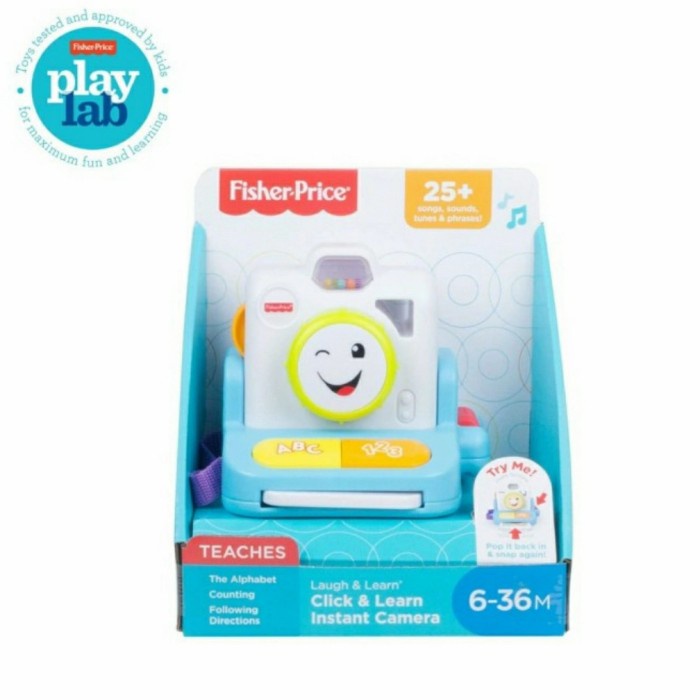 FISHER PRICE Click and Laugh Smart Camera Mainan Edukatif Anak Kamera