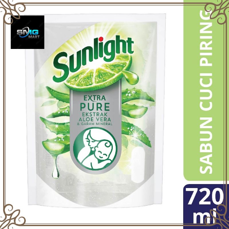 SUNLIGHT SABUN CUCI PIRING EXTRA PURE 720 ML