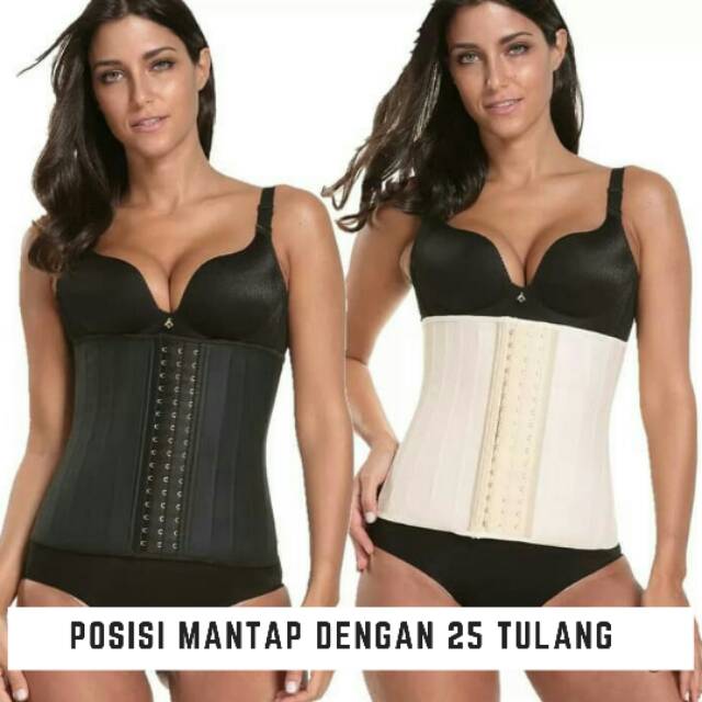 Korset Perut Latex 25 Stell Bones