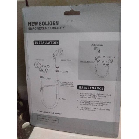 Shower cebok soligen jet shower toilet