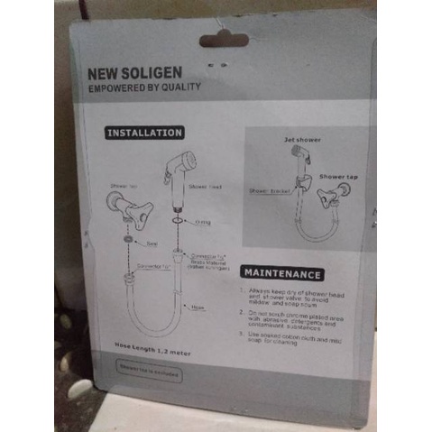 Shower cebok soligen jet shower toilet