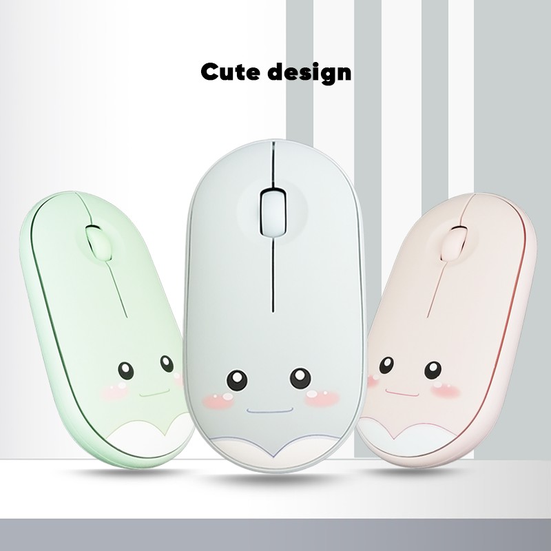 99K Mouse Wireless Slim Design Cute Cartoon