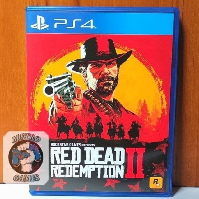 PS4 Kaset Red Dead Redemption 2 PS4 RDR RDR2 II PS 4 5 Playstation CD BD Game Games Reddead Redemtion Reg3 Reg 3 Games PS4 PS5 GTA petualangan cowboy rockstars red death