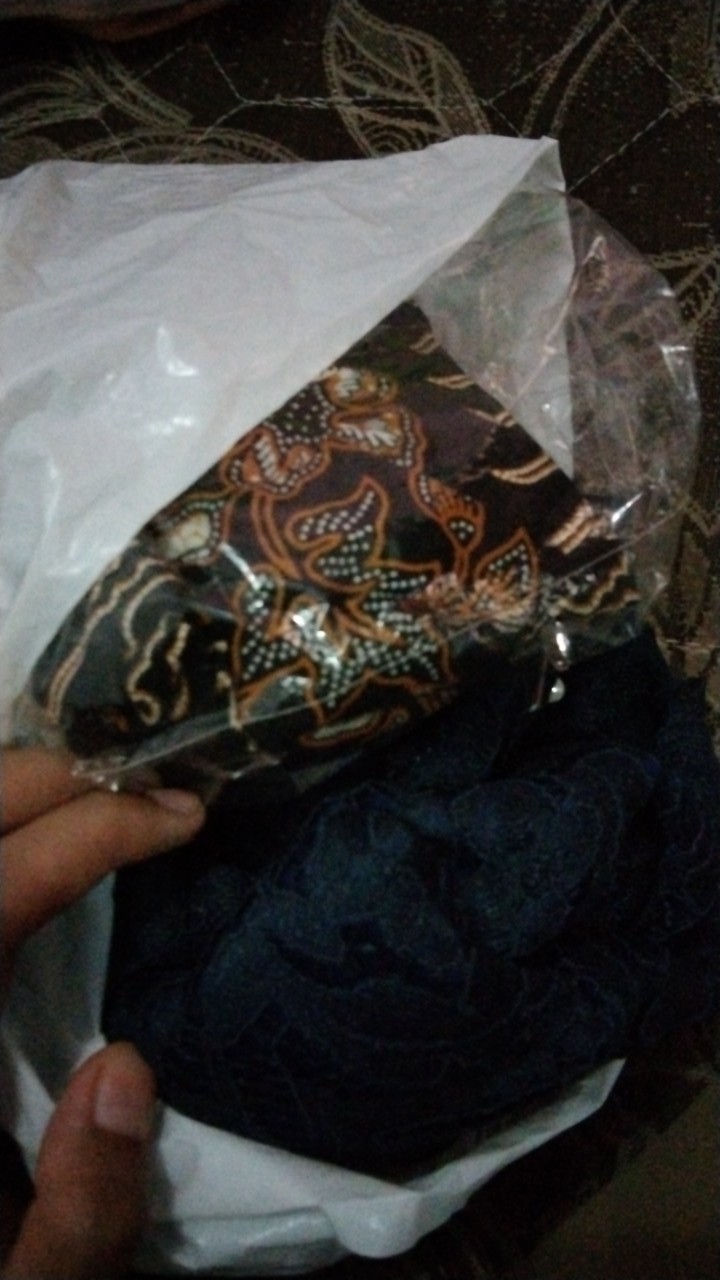 Maura Couple - Sania Ruffle Batik Couple Ori Ndoro Jowi Dnt Garansi Termurah Shopee - Payet Navy