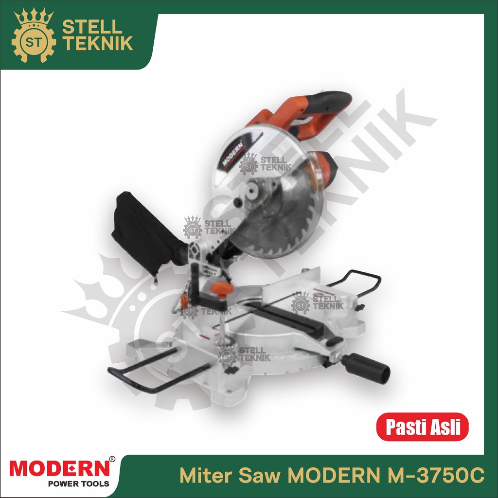 Miter Saw 10" Inch MODERN M-3750C Mesin Potong Aluminium MODERN M3750C
