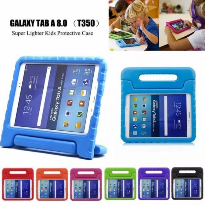 Samsung Tab A 8 inch T350 P355 Case Kids Anak Soft Cover Casing Stand