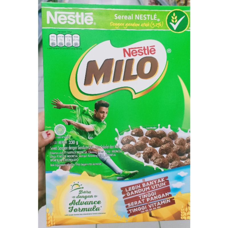 

Sereal Milo Nestle Gandum Rasa Coklat dan Malt 330 gr