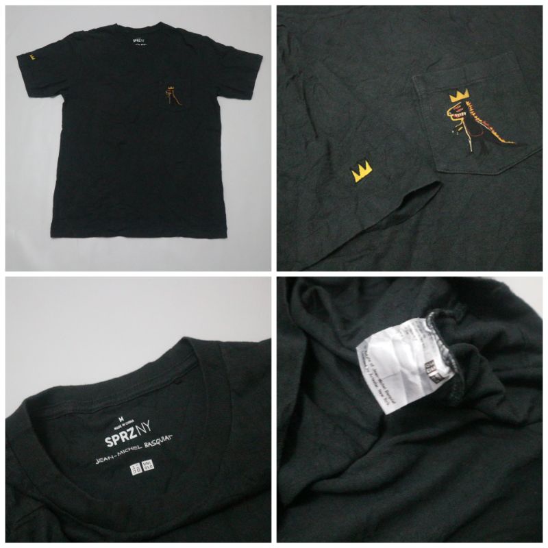 KAOS UNIQLO POCKET X SPRZNY X JMB / JEANS MICHAELBASQUIAT SECOND