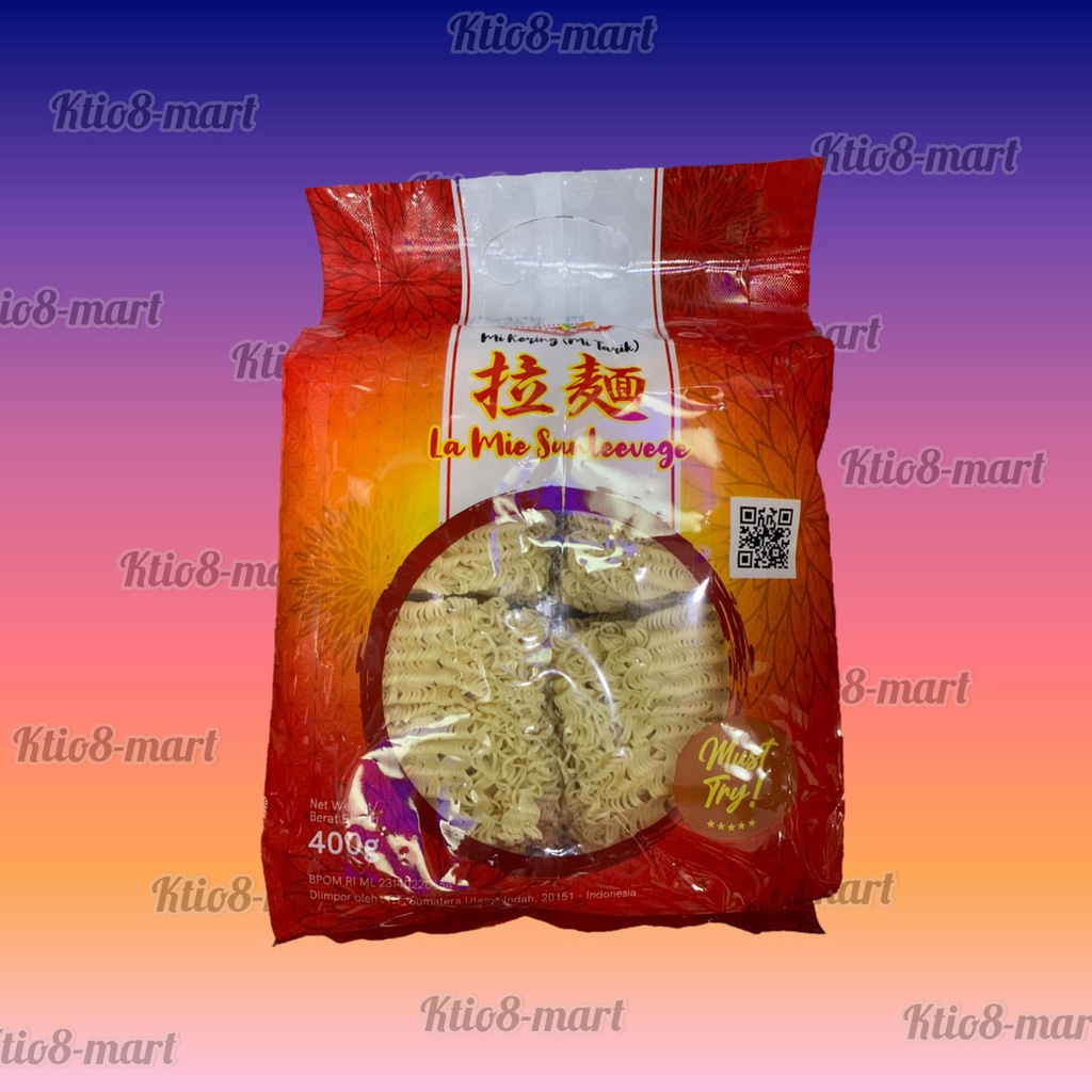 

La Mie Sunleevege 180gr dan 400gr/Mi Keriting (Mi Tarik)/Import