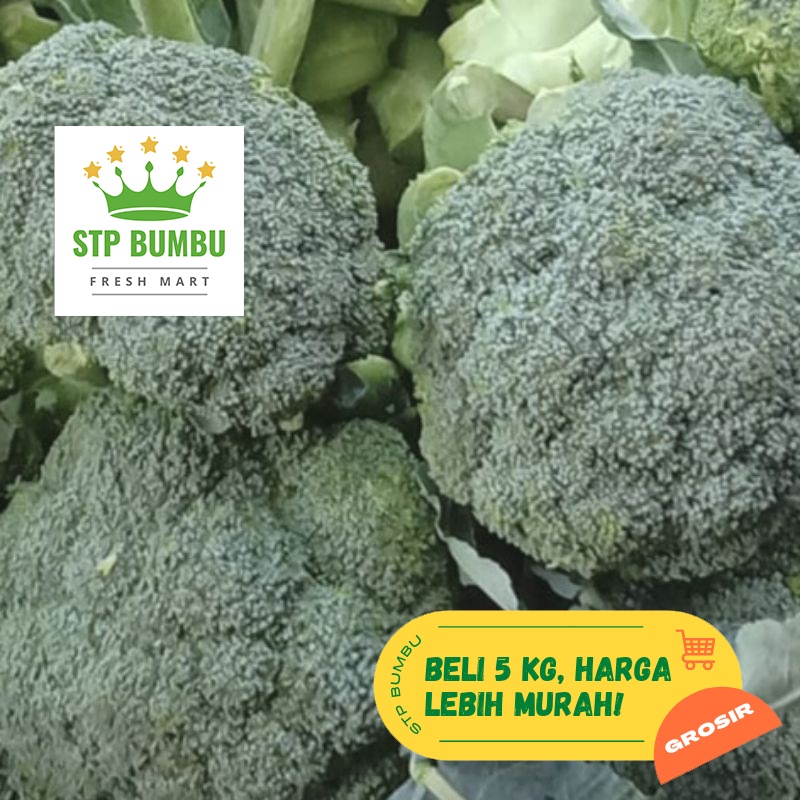 Sayur Brokoli Segar Fresh 1 kg / Brocoli