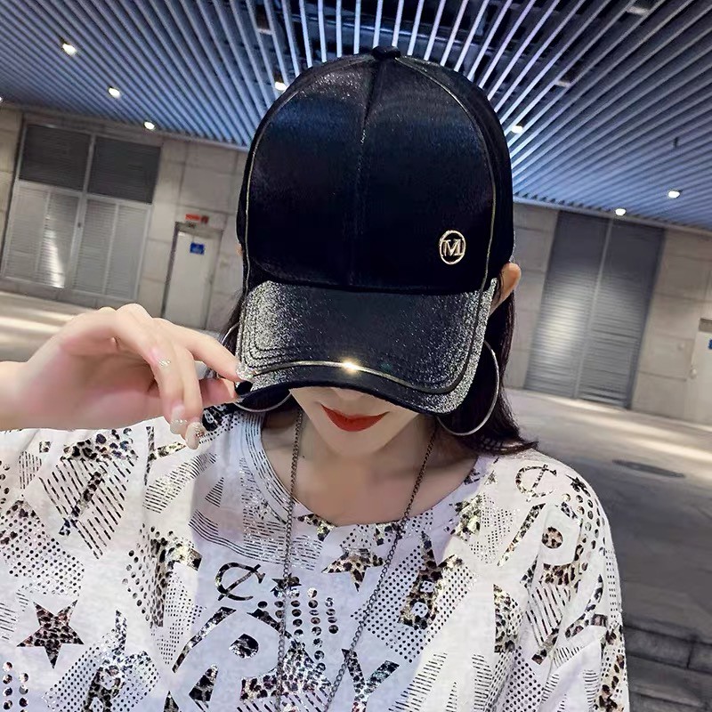 NEXTSTOP-075 Topi Baseball Mode Wanita Katun Sutera Tip bebek M Logo