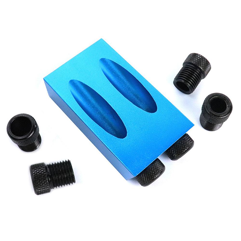 [Elegan] Pocket Hole Screw Jig 6per8 /10mm Mata Bor Tukang Kayu Kebutuhan Perlengkapan Pertukangan Alat Pemandu Kayu