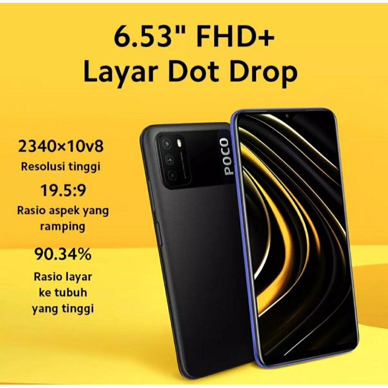 POCO M3 Ram 4GB/64GB & 6GB/128GB Garansi Resmi TAM-2