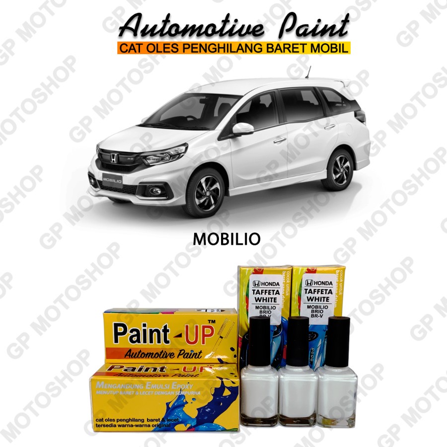 HONDA TAFFETA WHITE CAT OLES PENGHILANG BARET MOBIL PUTIH BRIO MOBILIO
