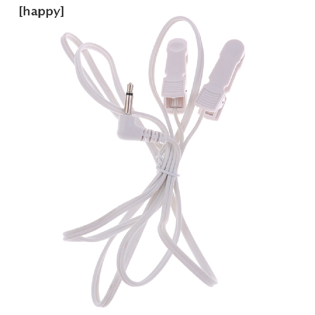 Ha Klip Telinga Elektroda Dengan Kabel Timah Untuk Ems Tens Plug 3.5mm