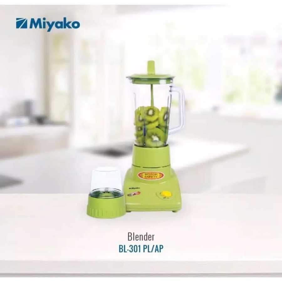 Miyako Blender BL 301 PL/AP Plastik Kaca - Hijau