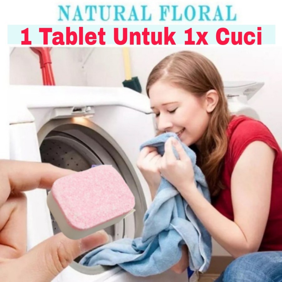 NA - Deterjen Cuci Baju Sabun Laundry Tablet Cuci Handuk isi 5pcs DL01