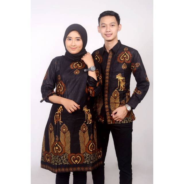 Batik couple jokowi