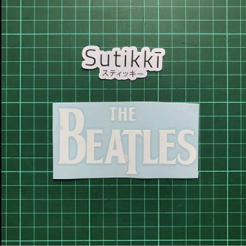 Cutting Sticker Decal Logo The Beatles - Musik Band John lennon Stiker Vinyl