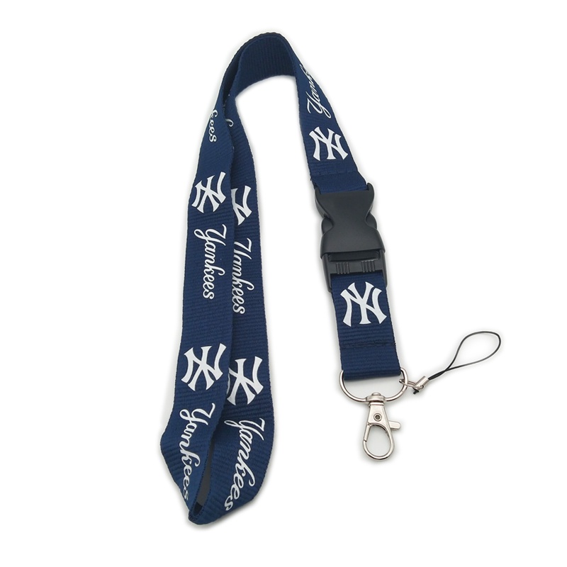 Yankee NY Lanyard Ponsel Sling untuk Kartu Pelajar Tali ID Card Straps Gantungan Kunci Anti-Drop Lanyard Aksesoris