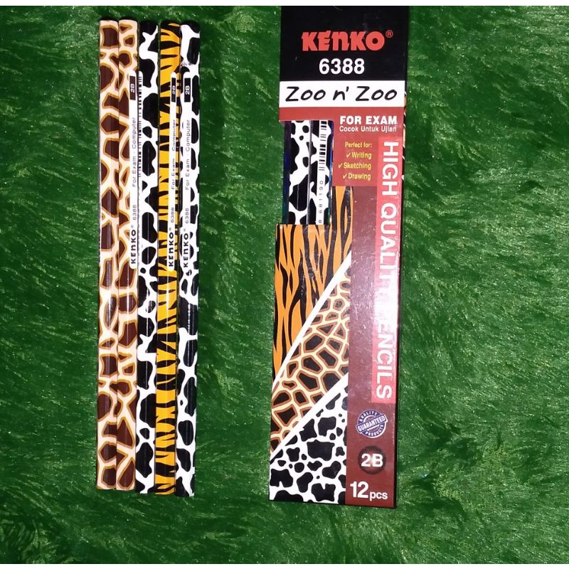 

Pensil Kenko 2B Motif Animal Zoo n zoo 6388 (1psc)
