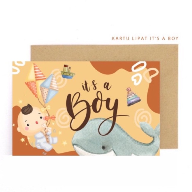 KARTU UCAPAN NEWBORN BABY CARD HANG TAG HAMPERS BAYI LAHIR ANAK LAHIRAN