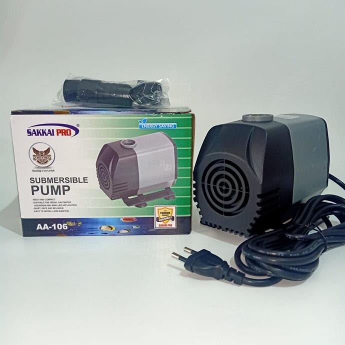 Submersible Pump AA-106 Sakkai Pro Pompa Air Aquarium Celup Water Pump
