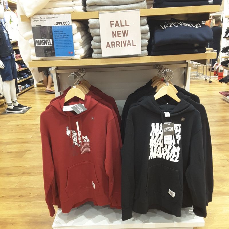 UNIQLO ORIGINAL DIJAMIN READY LANGSUNG CHECK OUT LANGSUNG KIRIM HOODIE JAKET MARVEL PRIA WANITA