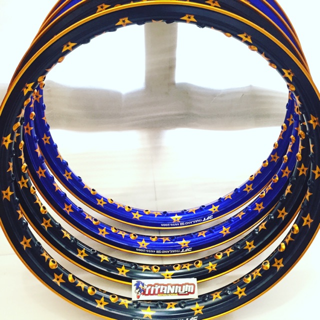 Velg Dft thailand star 140/140 depan dan belakang