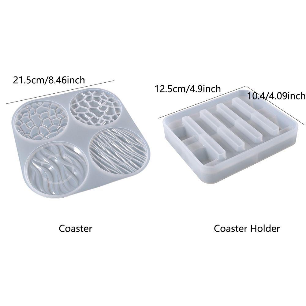 Solighter Cetakan Resin Epoxy Handmade Anti Melepuh Insulated Tatakan Silicone Mold