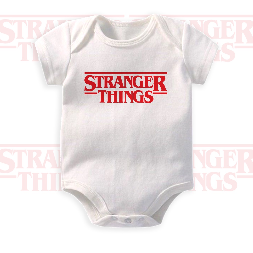 Jumper Bayi Putih - Stranger Things