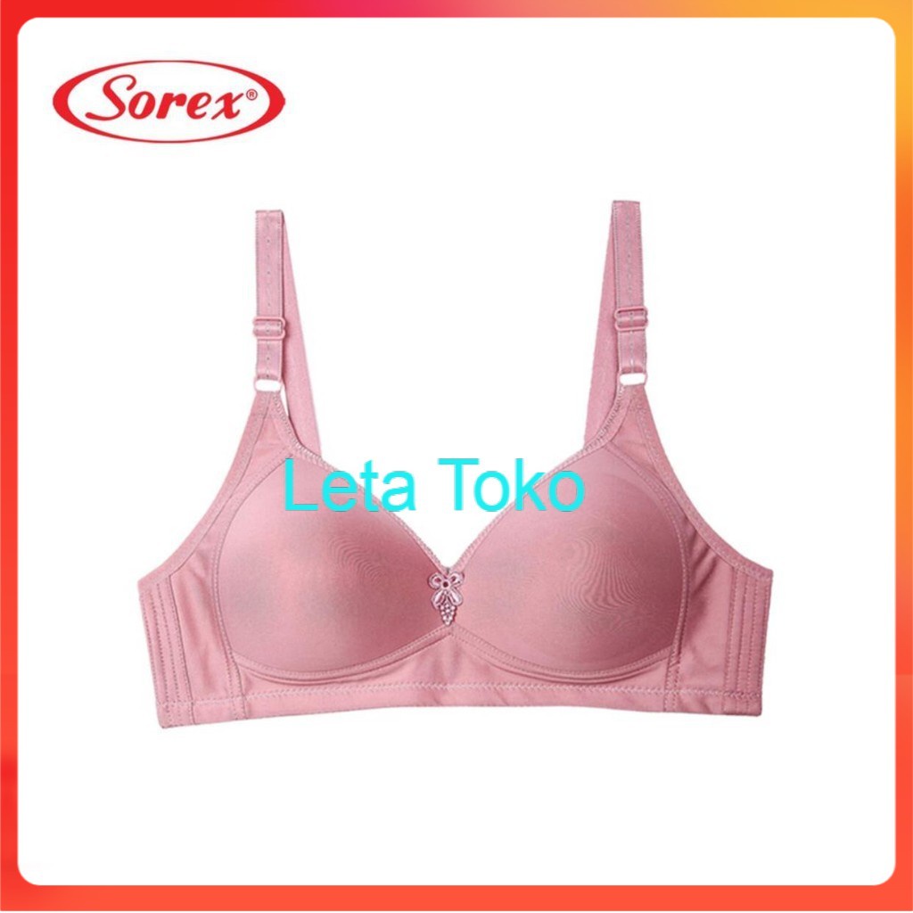 Bra Wanita Sorex Tanpa Kawat Kait 3 BH Busa Jumbo Cup Besar Super Soft Import Sexy 17239 Leta_Toko