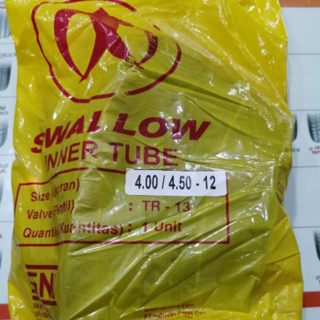 BAN DALAM 4.00/4.50 - 12 (BAN DALAM MOTOR RODA TIGA, TIGA RODA) VIAR TRISEDA NOZOMI