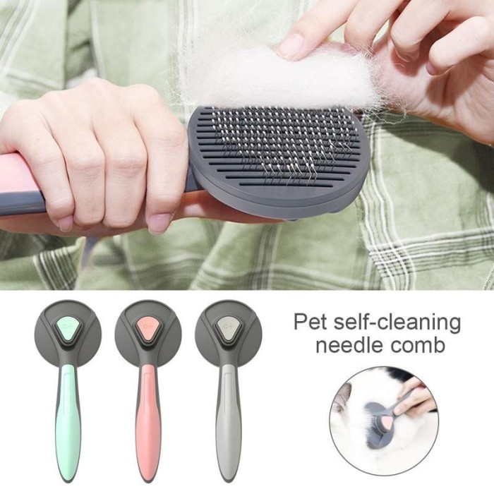 fmfit Sisir Pengangkat Bulu Anjing Kucing Needle Comb Dog Cat Pakeway