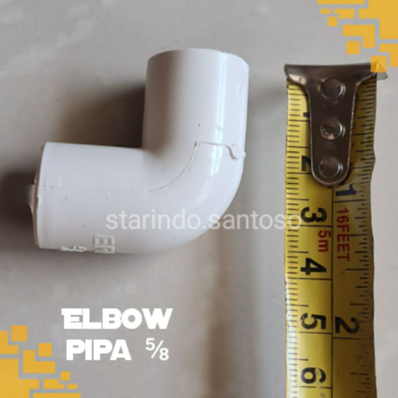 ELBOW PIPA 5/8 pipa listrik ⅝ putih Erke