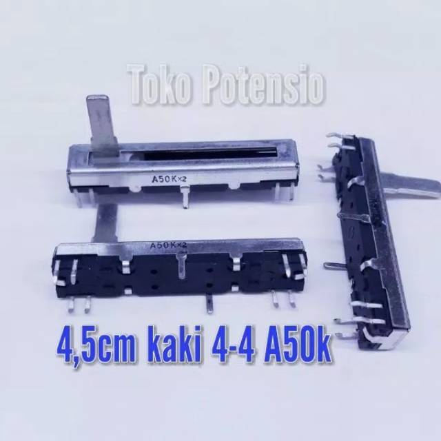 POTENSIO GESER 4,5CM KAKI 4-4 A50K