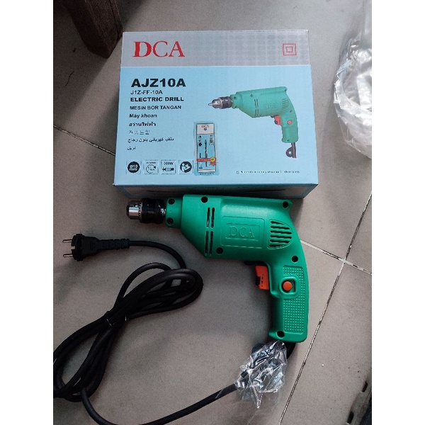 DCA AJZ10A eco drill AJZ 10A 1JZ 10 A mesin bor besi kayu