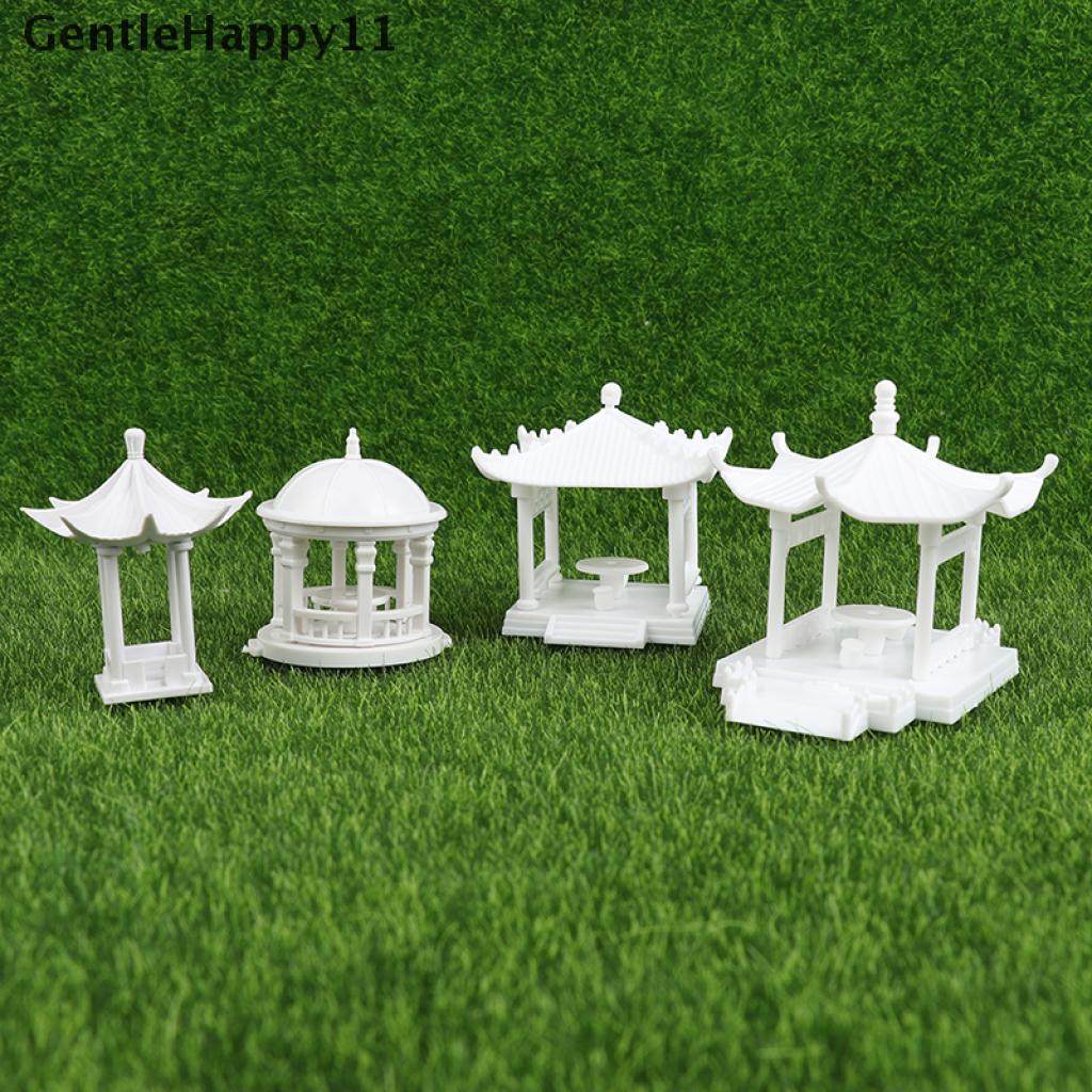 Gentlehappy Miniatur Paviliun Putih Untuk Dekorasi Rumah Boneka