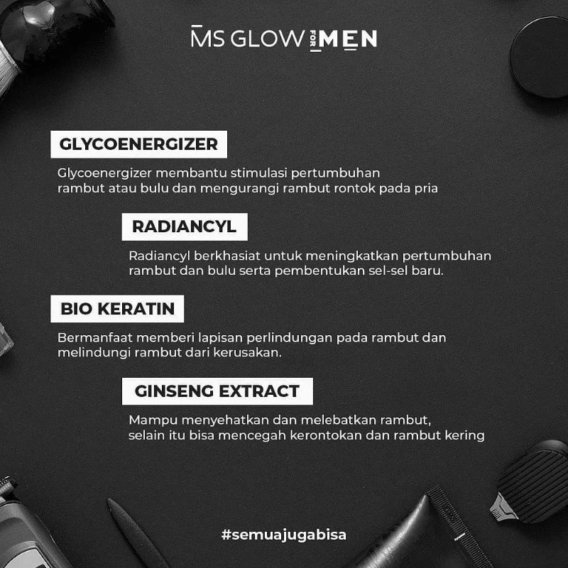 PLAYMAKER BEARD &amp; HAIR SERUM MS GLOW FOR MEM