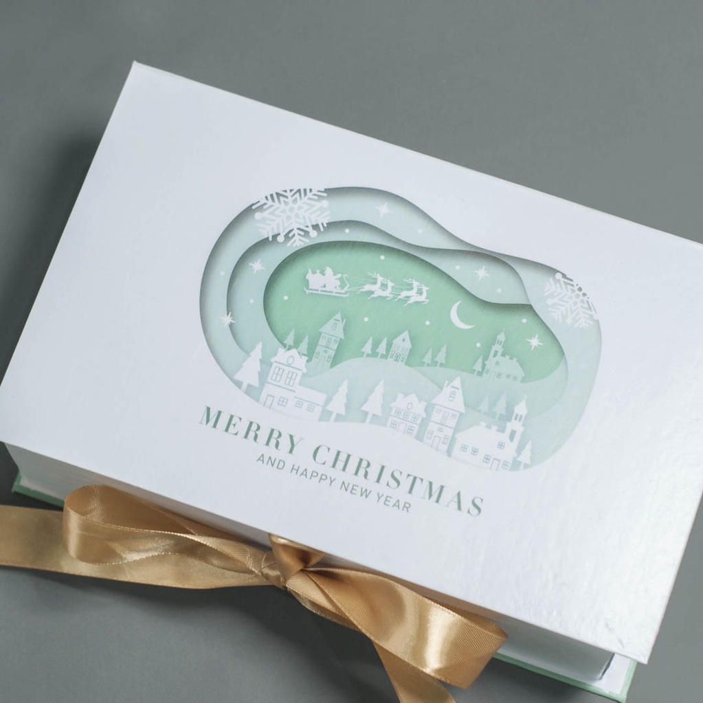 

Hardbox Hampers Lebaran Kotak Natal Paperbox Muat 3 Toples 350 Gr Ukuran Dalam 25x15x8 Cm Dus Kue Hard Box