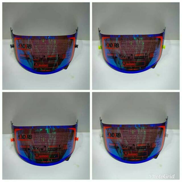 (COD⭐) Paket kaca visor flat Helm full face pnp  + posh- kyt r10/kytrc-7/ kyt k2r iridium dll. Murah